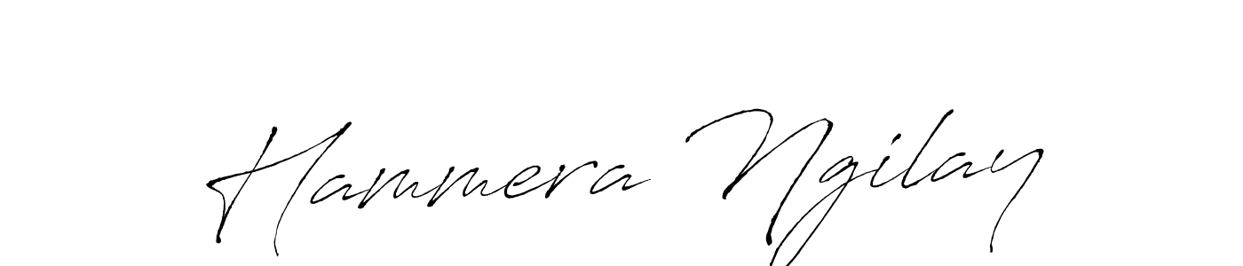 Create a beautiful signature design for name Hammera Ngilay. With this signature (Antro_Vectra) fonts, you can make a handwritten signature for free. Hammera Ngilay signature style 6 images and pictures png
