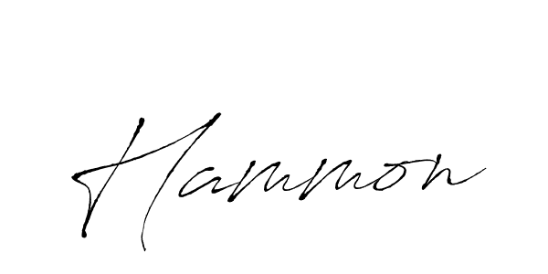 Design your own signature with our free online signature maker. With this signature software, you can create a handwritten (Antro_Vectra) signature for name Hammon. Hammon signature style 6 images and pictures png