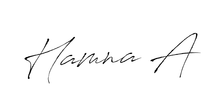 Best and Professional Signature Style for Hamna A. Antro_Vectra Best Signature Style Collection. Hamna A signature style 6 images and pictures png