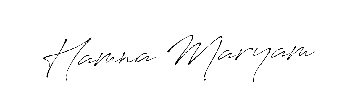 Make a short Hamna Maryam signature style. Manage your documents anywhere anytime using Antro_Vectra. Create and add eSignatures, submit forms, share and send files easily. Hamna Maryam signature style 6 images and pictures png