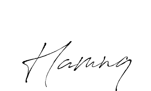 This is the best signature style for the Hamnq name. Also you like these signature font (Antro_Vectra). Mix name signature. Hamnq signature style 6 images and pictures png