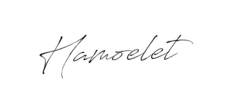 Design your own signature with our free online signature maker. With this signature software, you can create a handwritten (Antro_Vectra) signature for name Hamoelet. Hamoelet signature style 6 images and pictures png