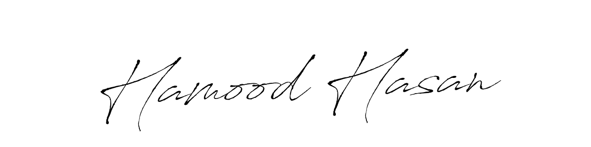 Hamood Hasan stylish signature style. Best Handwritten Sign (Antro_Vectra) for my name. Handwritten Signature Collection Ideas for my name Hamood Hasan. Hamood Hasan signature style 6 images and pictures png