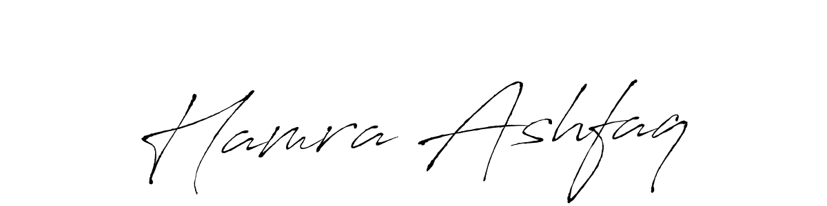 Use a signature maker to create a handwritten signature online. With this signature software, you can design (Antro_Vectra) your own signature for name Hamra Ashfaq. Hamra Ashfaq signature style 6 images and pictures png