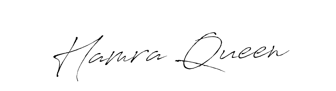 Create a beautiful signature design for name Hamra Queen. With this signature (Antro_Vectra) fonts, you can make a handwritten signature for free. Hamra Queen signature style 6 images and pictures png