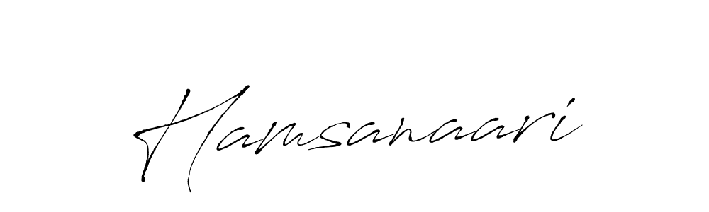 Also we have Hamsanaari name is the best signature style. Create professional handwritten signature collection using Antro_Vectra autograph style. Hamsanaari signature style 6 images and pictures png