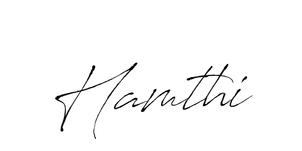 Hamthi stylish signature style. Best Handwritten Sign (Antro_Vectra) for my name. Handwritten Signature Collection Ideas for my name Hamthi. Hamthi signature style 6 images and pictures png