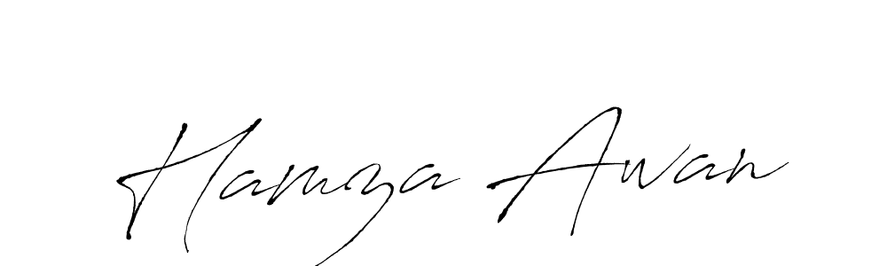 Use a signature maker to create a handwritten signature online. With this signature software, you can design (Antro_Vectra) your own signature for name Hamza Awan. Hamza Awan signature style 6 images and pictures png