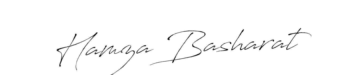 Antro_Vectra is a professional signature style that is perfect for those who want to add a touch of class to their signature. It is also a great choice for those who want to make their signature more unique. Get Hamza Basharat name to fancy signature for free. Hamza Basharat signature style 6 images and pictures png