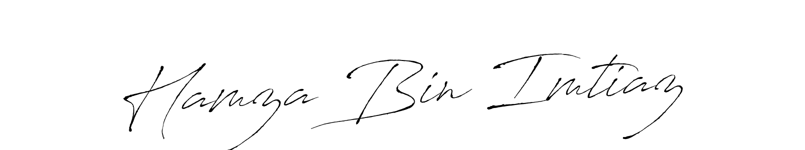 Similarly Antro_Vectra is the best handwritten signature design. Signature creator online .You can use it as an online autograph creator for name Hamza Bin Imtiaz. Hamza Bin Imtiaz signature style 6 images and pictures png
