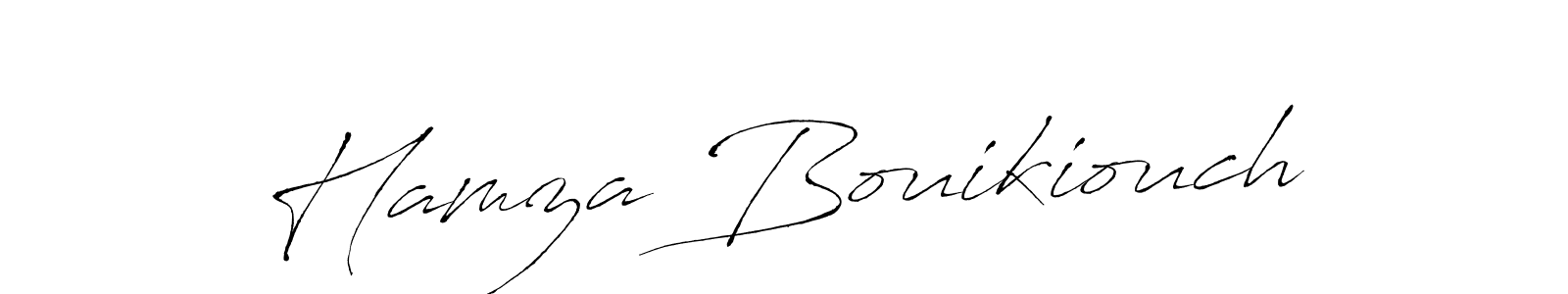 Make a beautiful signature design for name Hamza Bouikiouch. With this signature (Antro_Vectra) style, you can create a handwritten signature for free. Hamza Bouikiouch signature style 6 images and pictures png