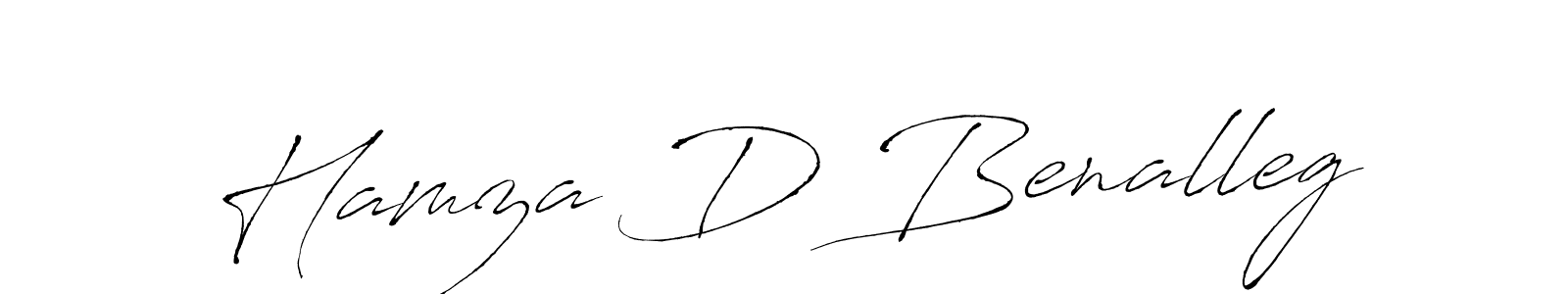 Design your own signature with our free online signature maker. With this signature software, you can create a handwritten (Antro_Vectra) signature for name Hamza D Benalleg. Hamza D Benalleg signature style 6 images and pictures png