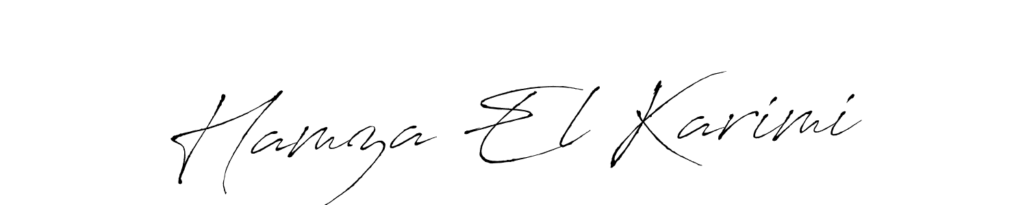 It looks lik you need a new signature style for name Hamza El Karimi. Design unique handwritten (Antro_Vectra) signature with our free signature maker in just a few clicks. Hamza El Karimi signature style 6 images and pictures png