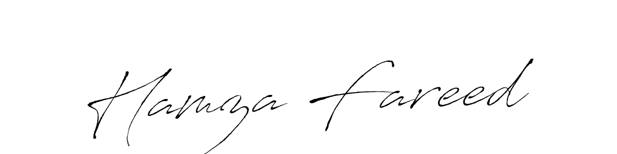 This is the best signature style for the Hamza Fareed name. Also you like these signature font (Antro_Vectra). Mix name signature. Hamza Fareed signature style 6 images and pictures png