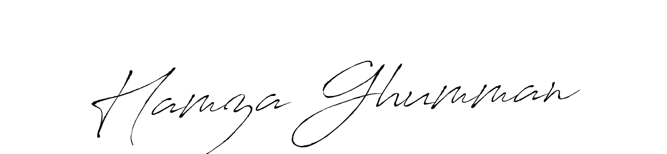 You should practise on your own different ways (Antro_Vectra) to write your name (Hamza Ghumman) in signature. don't let someone else do it for you. Hamza Ghumman signature style 6 images and pictures png