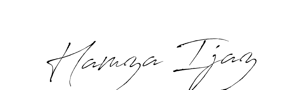 You can use this online signature creator to create a handwritten signature for the name Hamza Ijaz. This is the best online autograph maker. Hamza Ijaz signature style 6 images and pictures png