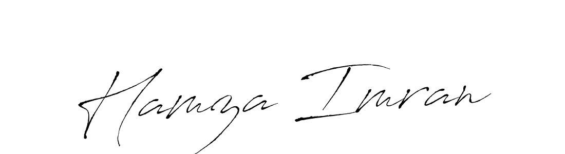 Create a beautiful signature design for name Hamza Imran. With this signature (Antro_Vectra) fonts, you can make a handwritten signature for free. Hamza Imran signature style 6 images and pictures png