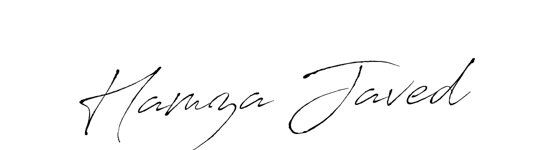 How to make Hamza Javed name signature. Use Antro_Vectra style for creating short signs online. This is the latest handwritten sign. Hamza Javed signature style 6 images and pictures png