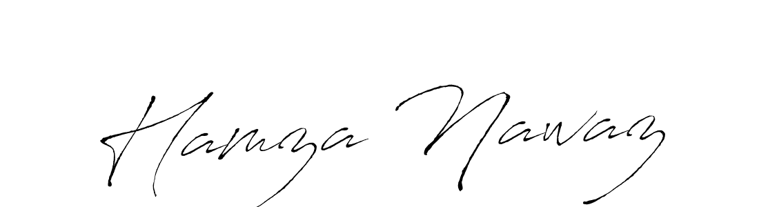 Also we have Hamza Nawaz name is the best signature style. Create professional handwritten signature collection using Antro_Vectra autograph style. Hamza Nawaz signature style 6 images and pictures png