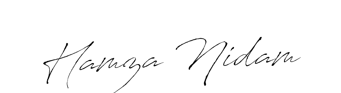 Here are the top 10 professional signature styles for the name Hamza Nidam. These are the best autograph styles you can use for your name. Hamza Nidam signature style 6 images and pictures png