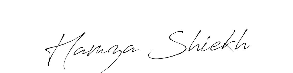 Similarly Antro_Vectra is the best handwritten signature design. Signature creator online .You can use it as an online autograph creator for name Hamza Shiekh. Hamza Shiekh signature style 6 images and pictures png