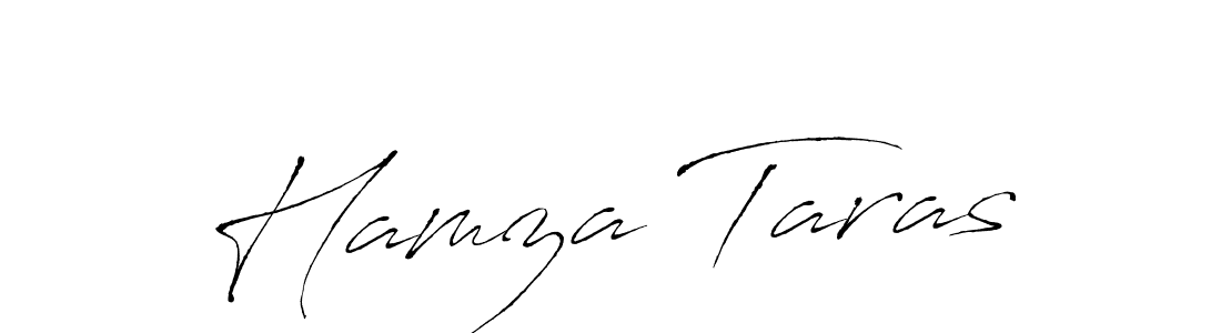 Hamza Taras stylish signature style. Best Handwritten Sign (Antro_Vectra) for my name. Handwritten Signature Collection Ideas for my name Hamza Taras. Hamza Taras signature style 6 images and pictures png