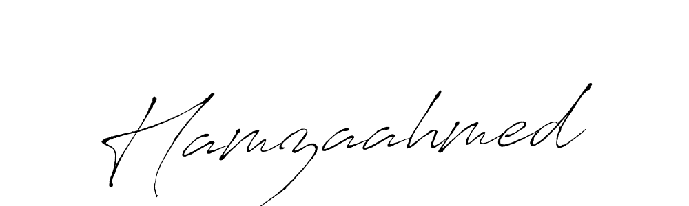 Use a signature maker to create a handwritten signature online. With this signature software, you can design (Antro_Vectra) your own signature for name Hamzaahmed. Hamzaahmed signature style 6 images and pictures png