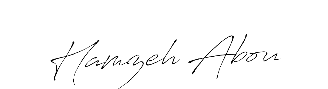 Antro_Vectra is a professional signature style that is perfect for those who want to add a touch of class to their signature. It is also a great choice for those who want to make their signature more unique. Get Hamzeh Abou name to fancy signature for free. Hamzeh Abou signature style 6 images and pictures png