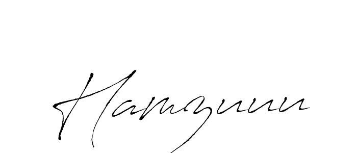 Create a beautiful signature design for name Hamzuuu. With this signature (Antro_Vectra) fonts, you can make a handwritten signature for free. Hamzuuu signature style 6 images and pictures png