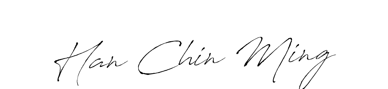 Make a beautiful signature design for name Han Chin Ming. With this signature (Antro_Vectra) style, you can create a handwritten signature for free. Han Chin Ming signature style 6 images and pictures png