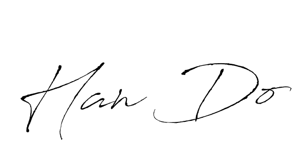 You should practise on your own different ways (Antro_Vectra) to write your name (Han Do) in signature. don't let someone else do it for you. Han Do signature style 6 images and pictures png