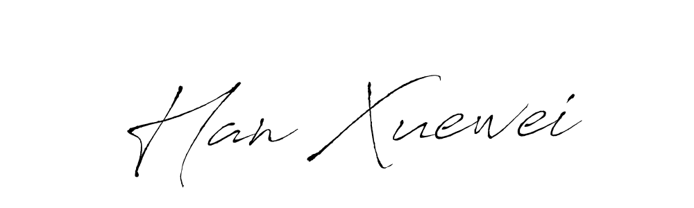 Han Xuewei stylish signature style. Best Handwritten Sign (Antro_Vectra) for my name. Handwritten Signature Collection Ideas for my name Han Xuewei. Han Xuewei signature style 6 images and pictures png