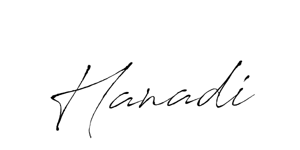 How to make Hanadi name signature. Use Antro_Vectra style for creating short signs online. This is the latest handwritten sign. Hanadi signature style 6 images and pictures png