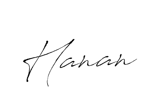 How to make Hanan signature? Antro_Vectra is a professional autograph style. Create handwritten signature for Hanan name. Hanan signature style 6 images and pictures png