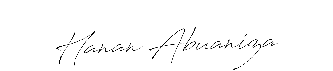 This is the best signature style for the Hanan Abuaniza name. Also you like these signature font (Antro_Vectra). Mix name signature. Hanan Abuaniza signature style 6 images and pictures png