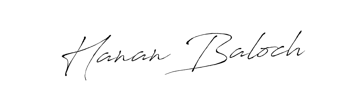 Also we have Hanan Baloch name is the best signature style. Create professional handwritten signature collection using Antro_Vectra autograph style. Hanan Baloch signature style 6 images and pictures png