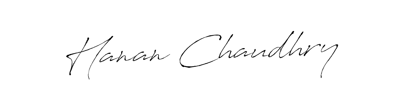 Antro_Vectra is a professional signature style that is perfect for those who want to add a touch of class to their signature. It is also a great choice for those who want to make their signature more unique. Get Hanan Chaudhry name to fancy signature for free. Hanan Chaudhry signature style 6 images and pictures png