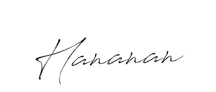 You should practise on your own different ways (Antro_Vectra) to write your name (Hananan) in signature. don't let someone else do it for you. Hananan signature style 6 images and pictures png