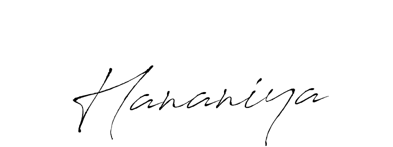 Antro_Vectra is a professional signature style that is perfect for those who want to add a touch of class to their signature. It is also a great choice for those who want to make their signature more unique. Get Hananiya name to fancy signature for free. Hananiya signature style 6 images and pictures png