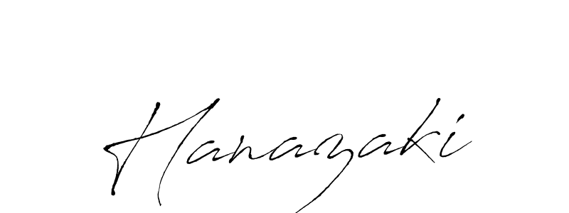 How to make Hanazaki signature? Antro_Vectra is a professional autograph style. Create handwritten signature for Hanazaki name. Hanazaki signature style 6 images and pictures png