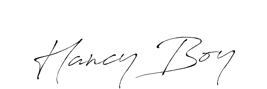 Make a beautiful signature design for name Hancy Boy. Use this online signature maker to create a handwritten signature for free. Hancy Boy signature style 6 images and pictures png