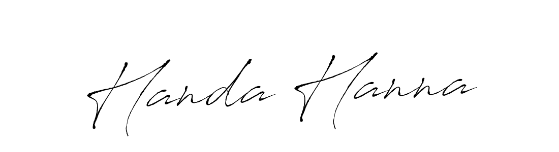 Handa Hanna stylish signature style. Best Handwritten Sign (Antro_Vectra) for my name. Handwritten Signature Collection Ideas for my name Handa Hanna. Handa Hanna signature style 6 images and pictures png