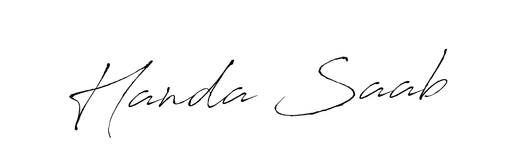Handa Saab stylish signature style. Best Handwritten Sign (Antro_Vectra) for my name. Handwritten Signature Collection Ideas for my name Handa Saab. Handa Saab signature style 6 images and pictures png