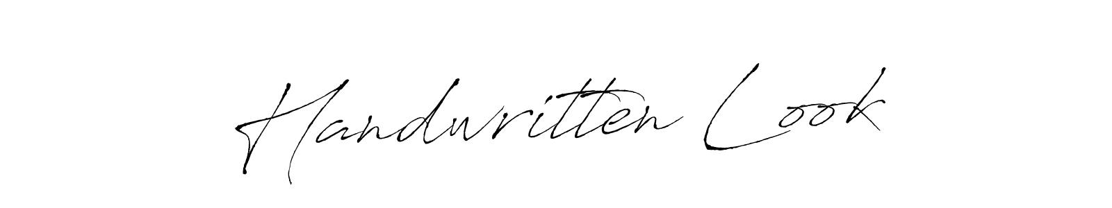 How to Draw Handwritten Look signature style? Antro_Vectra is a latest design signature styles for name Handwritten Look. Handwritten Look signature style 6 images and pictures png