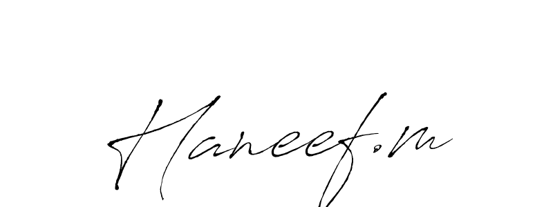 Similarly Antro_Vectra is the best handwritten signature design. Signature creator online .You can use it as an online autograph creator for name Haneef.m. Haneef.m signature style 6 images and pictures png