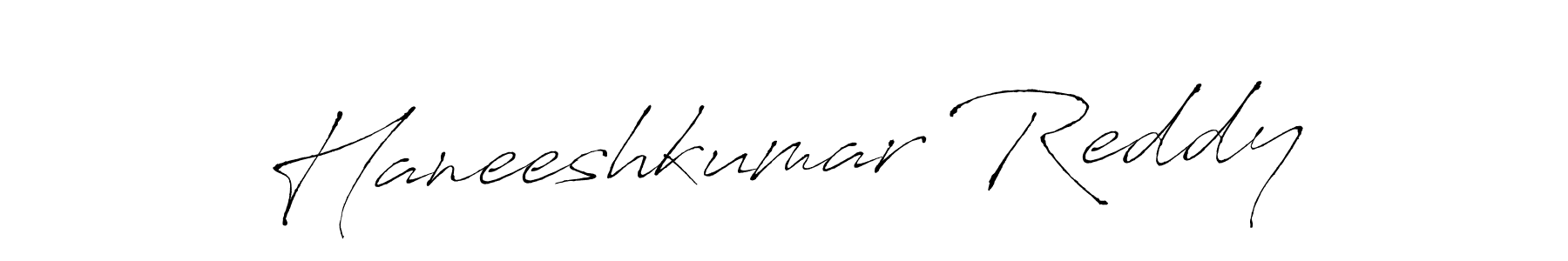 Design your own signature with our free online signature maker. With this signature software, you can create a handwritten (Antro_Vectra) signature for name Haneeshkumar Reddy. Haneeshkumar Reddy signature style 6 images and pictures png