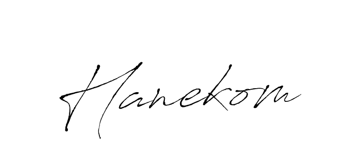You should practise on your own different ways (Antro_Vectra) to write your name (Hanekom) in signature. don't let someone else do it for you. Hanekom signature style 6 images and pictures png