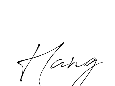 You should practise on your own different ways (Antro_Vectra) to write your name (Hang) in signature. don't let someone else do it for you. Hang signature style 6 images and pictures png