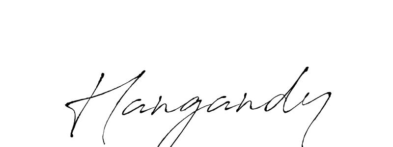Also You can easily find your signature by using the search form. We will create Hangandy name handwritten signature images for you free of cost using Antro_Vectra sign style. Hangandy signature style 6 images and pictures png
