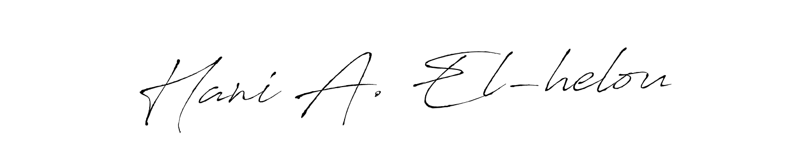 Here are the top 10 professional signature styles for the name Hani A. El-helou. These are the best autograph styles you can use for your name. Hani A. El-helou signature style 6 images and pictures png